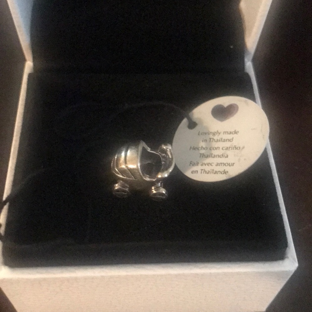 Pandora Baby Carriage charm NWT